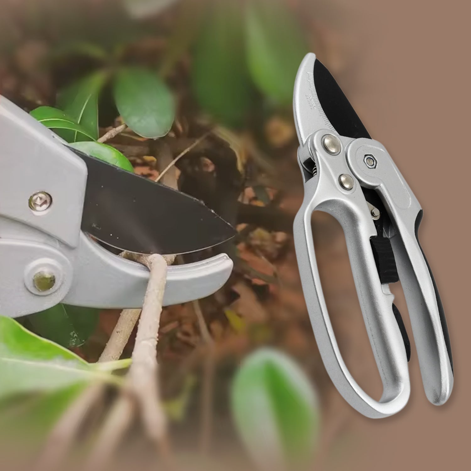 Pruning Shear Garden Shear Steel, Hand Shears, 20 Cm / 8 inch (1 Pc) - Springkart 