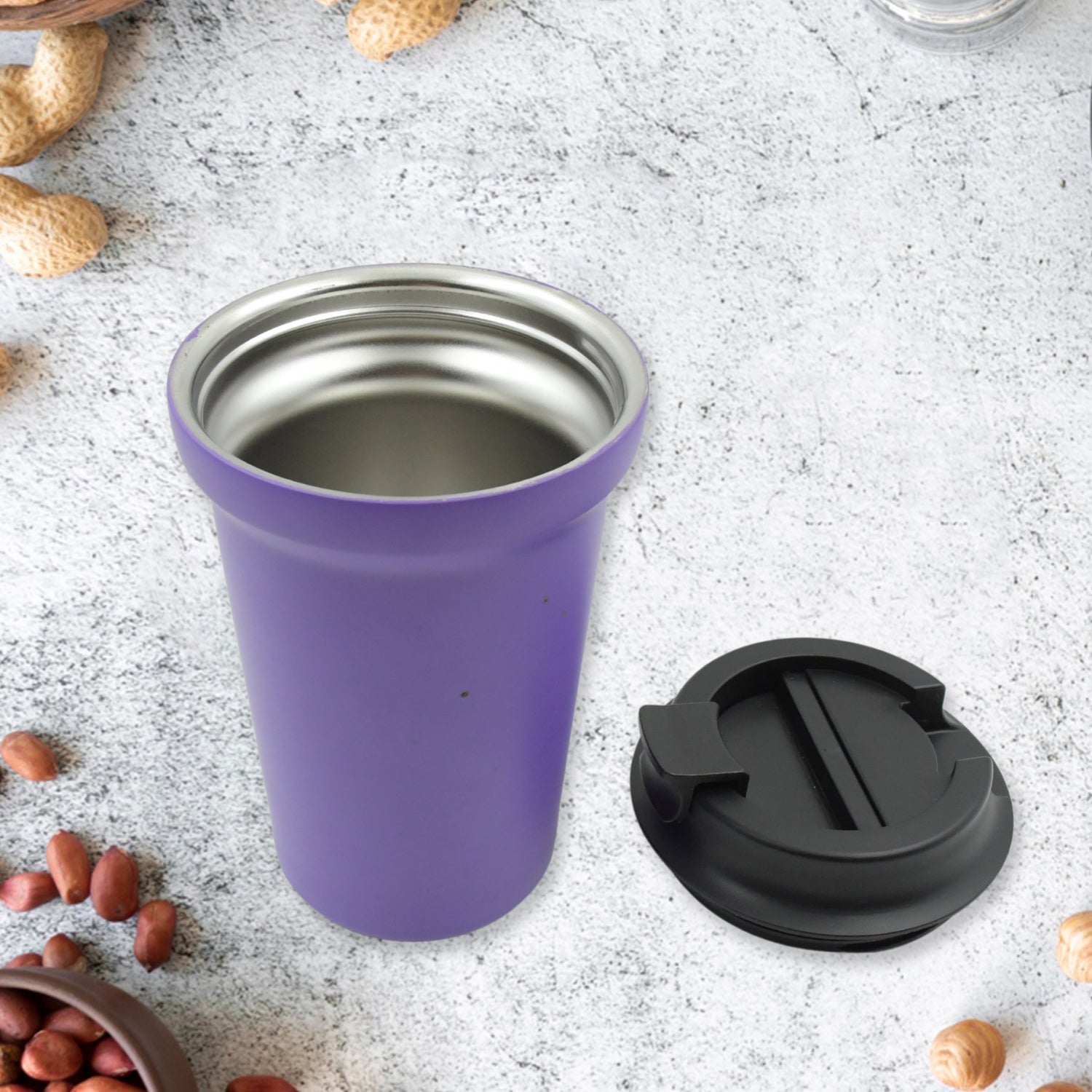 350ml Stainless Steel Vacuum Insulated Coffee Mug - Travel Mug - Springkart 