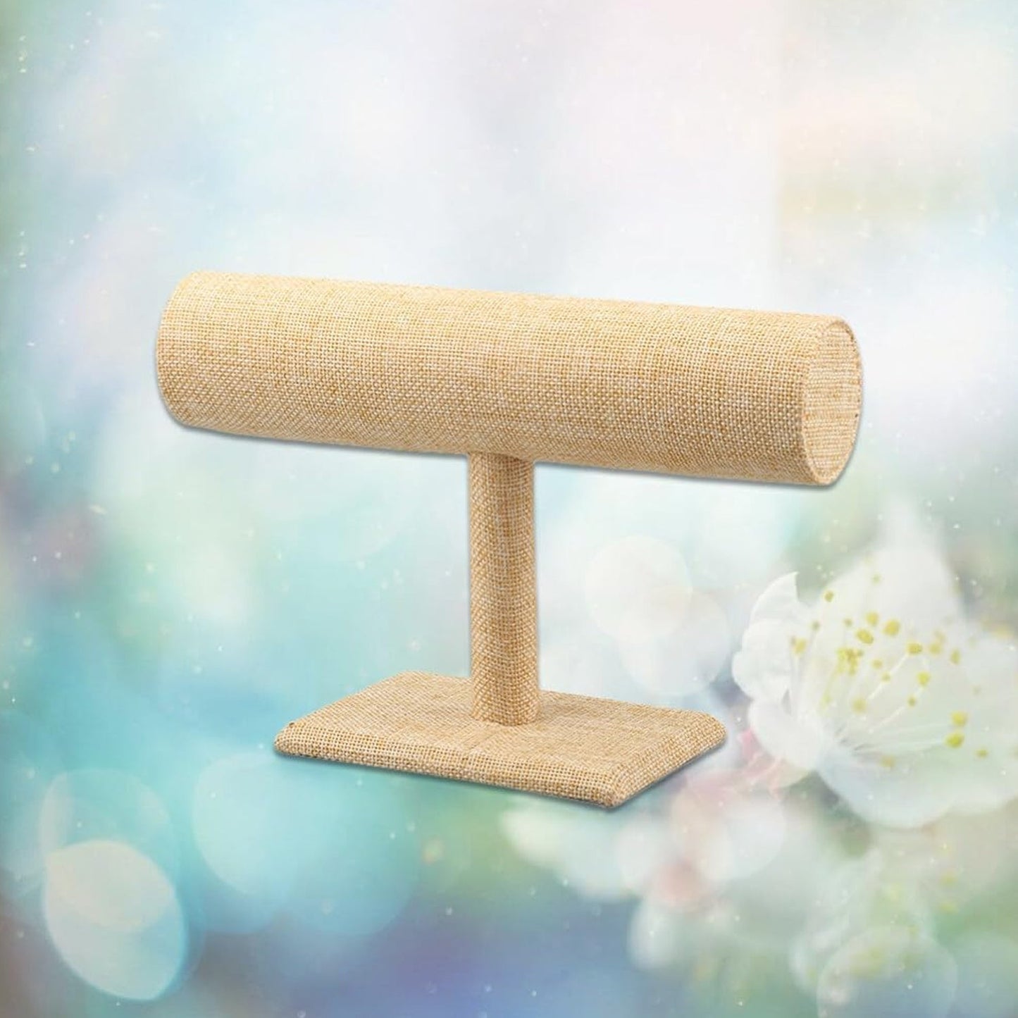 Jewelry Display Rack Bracelet Display Portable Bracelet Stand Jewelry Stand Organizer T Bar Stand Dispaly Rack Jewelry Display Stand Watch T- Flower Display Stand Appendix Necklace (1 pc) - Springkart 