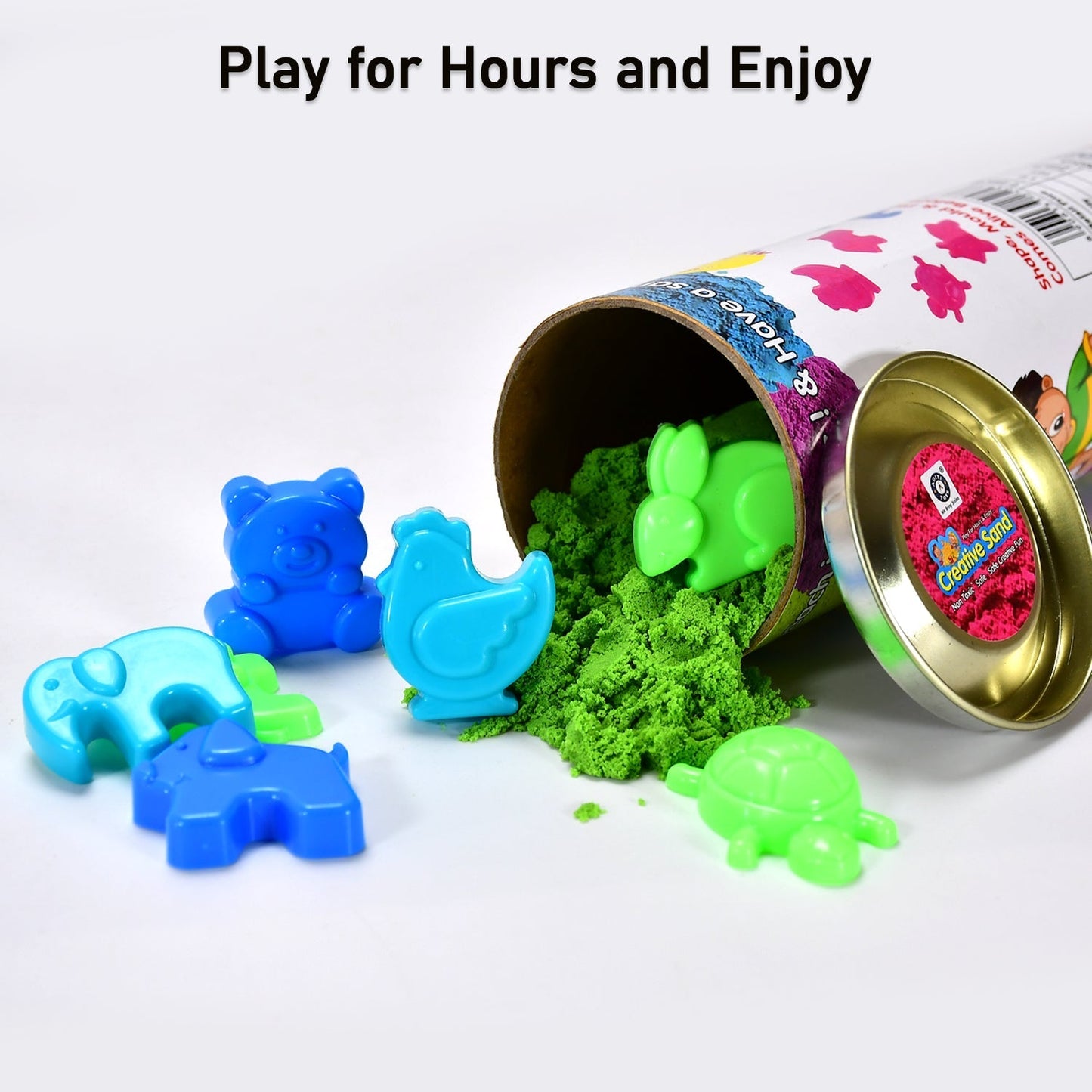 Creative Sand for Kids – Natural Kinetic Sand Kit for Kids Activity Toys | Soft Sand Clay - Springkart 