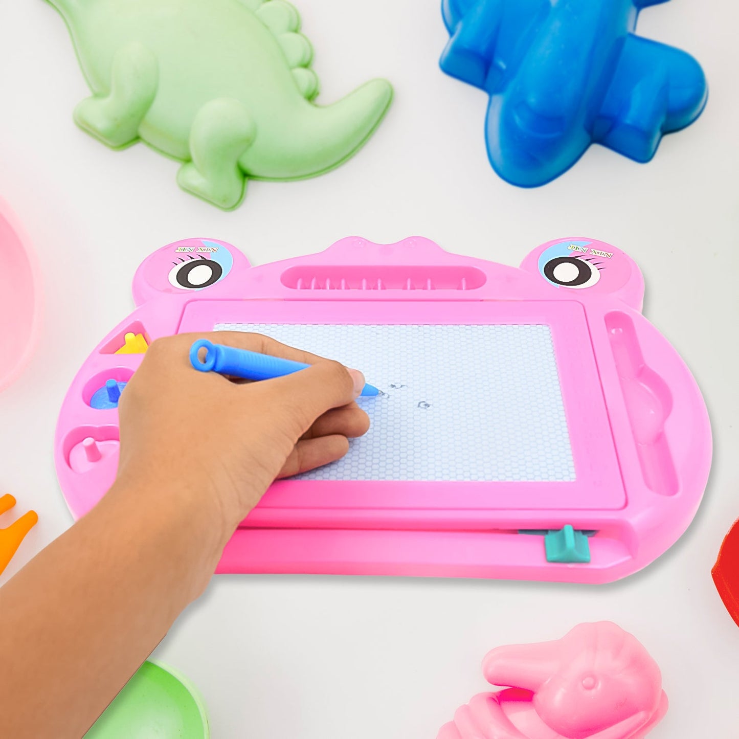 Frog Design Magic Sketch Slate Board (1 Pc / 28 × 20 Cm) - Springkart 