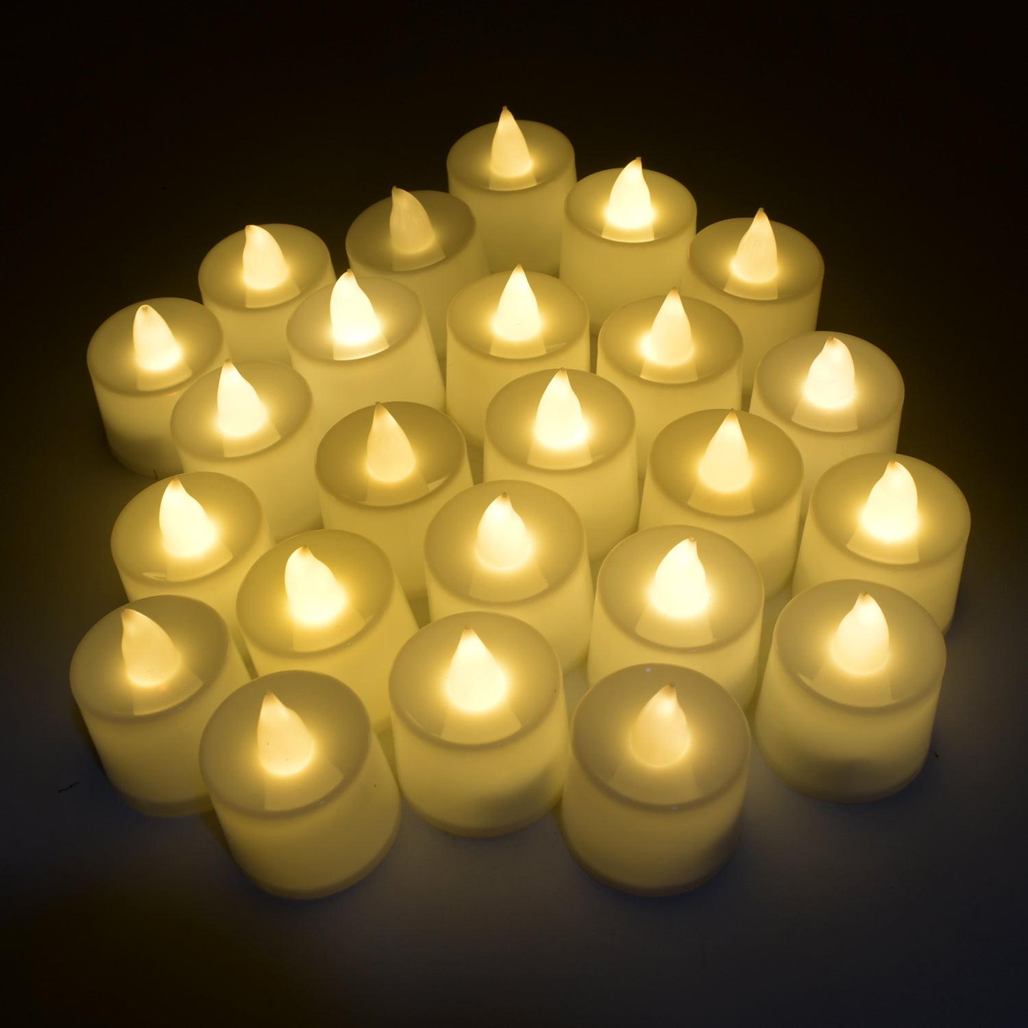 Festival Decorative - LED Tealight Candles | Battery Operated Candle Ideal for Party, Wedding, Birthday, Gifts (24pc) ( Diya , Divo , Diva , Deepak , Jyoti , - Springkart 
