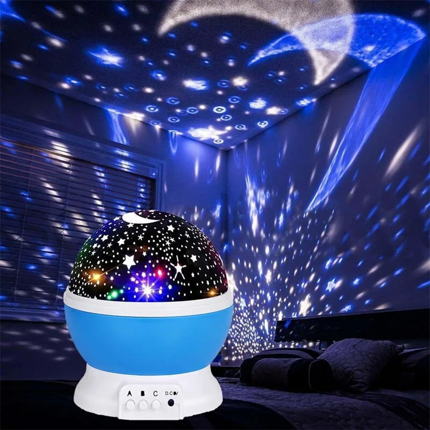 Moon Night Light Projector Star Master (1 Pc / Battery Not included) - Springkart 