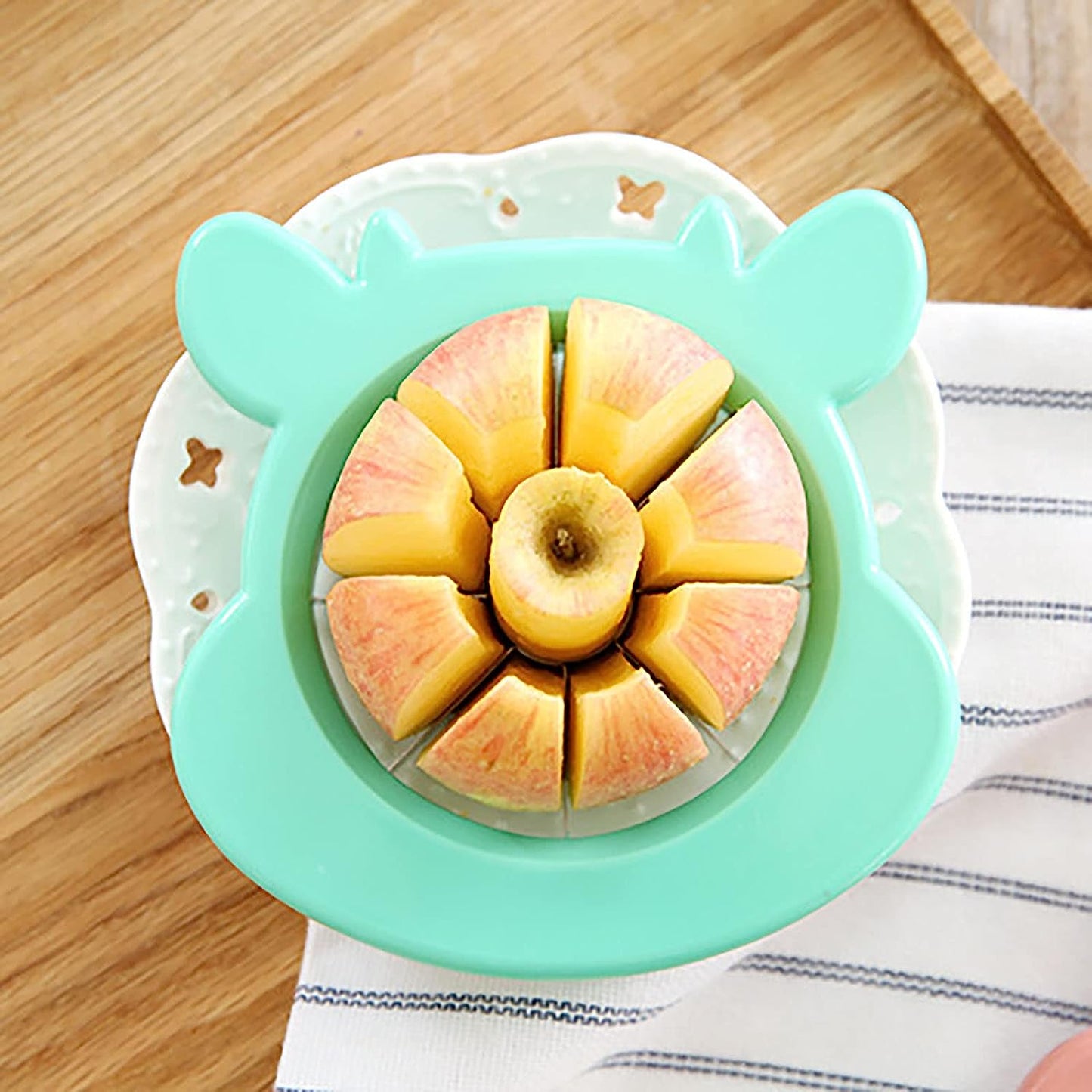 Apple Cutter Knife Corers Chopper Fruit Slicer Pp Stainless Steel Vegetable - Funnel Apple Peeler Gadget & Pasta Layer Apple Kitchen Peeler Apple - Springkart 
