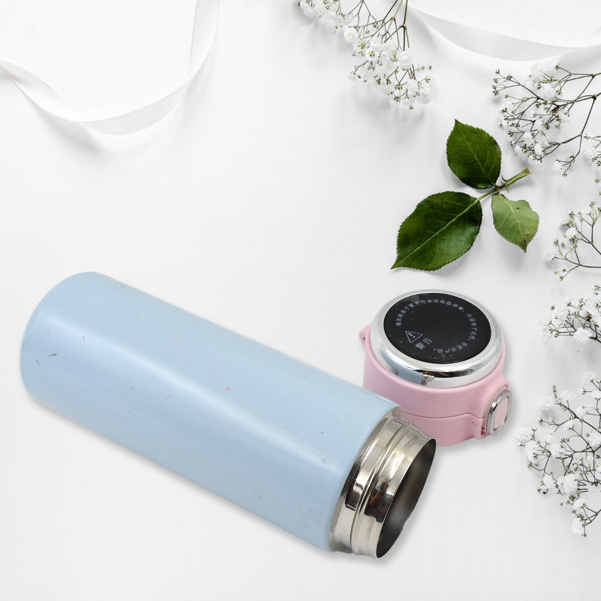 Double walled Stainless Steel Water Bottle (450 ML Approx) - Springkart 