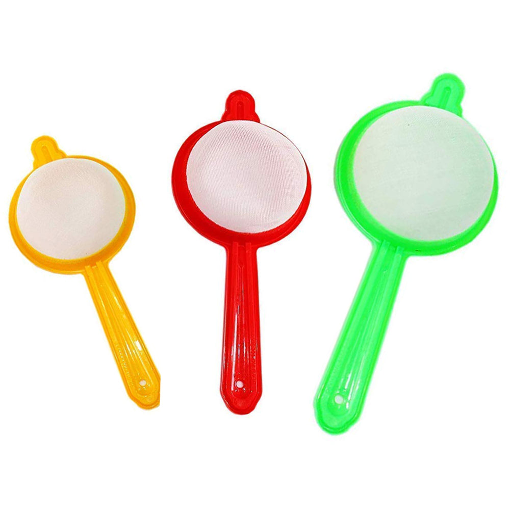 Plastic Multipurpose Tea and Coffee Strainer (Pack of 3) - Springkart 