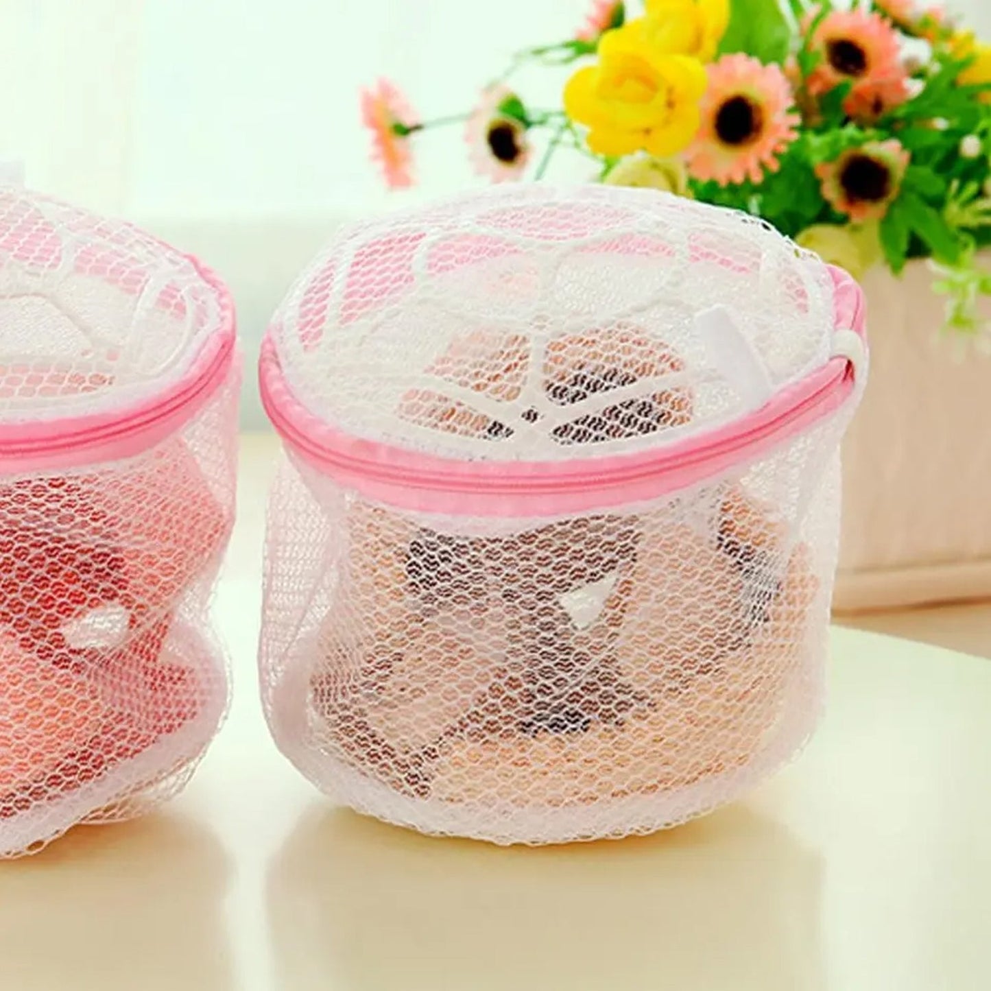 Small Round Laundry Bag (1 Pc): Ideal for Socks & Underwear - Springkart 