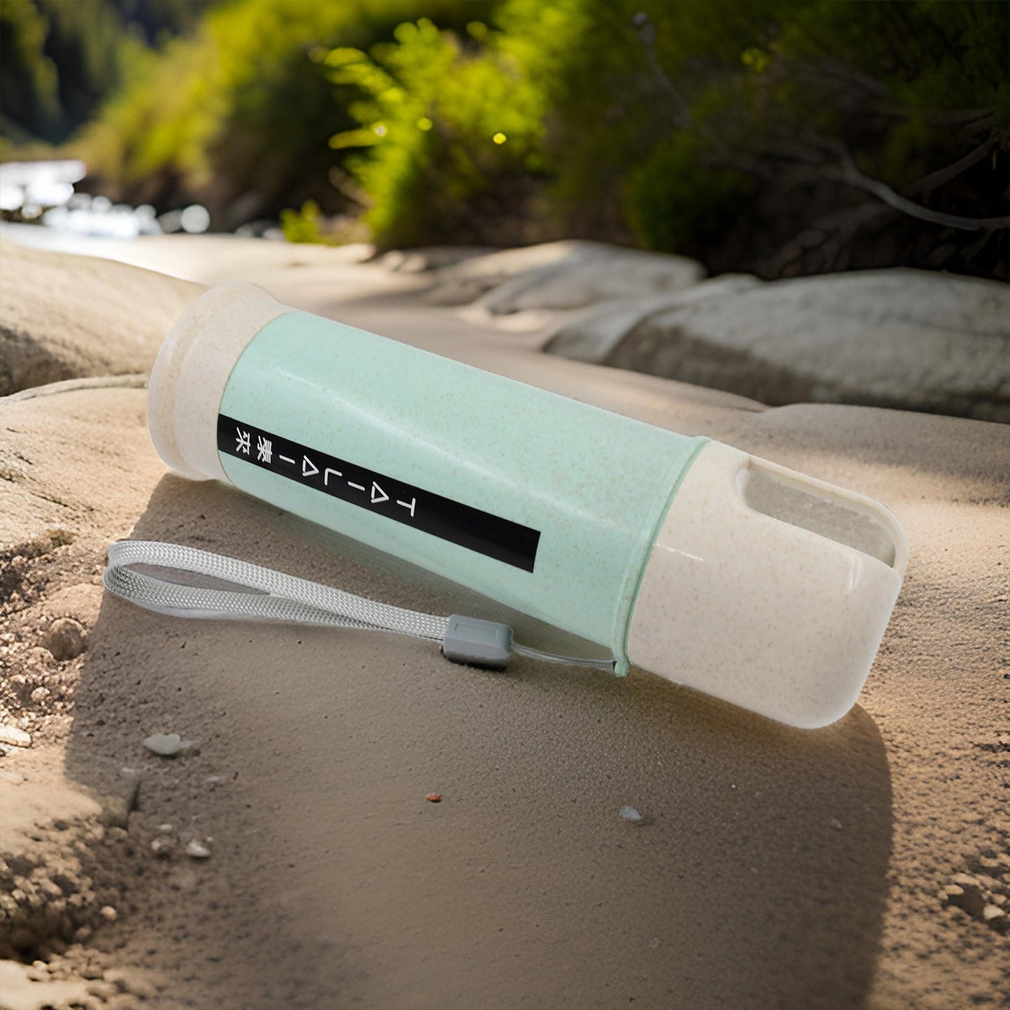 Portable Water Bottle (300 ML Approx / Mix Colors / Design) - Springkart 