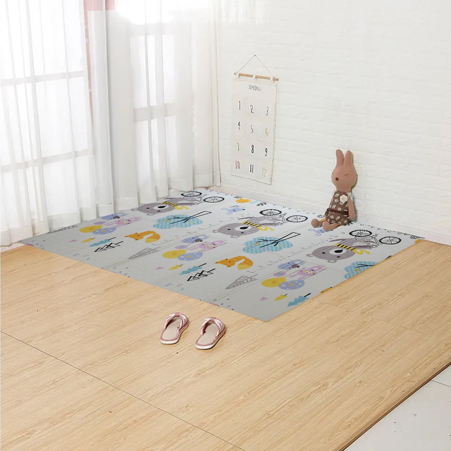 Baby Play Mat, Foam Play mat for Play Mat Baby Floor Play Baby Crawling Mat Large Soft Thick Baby Mat, Water-Proof Reversible Toxic Free (197x176 cm) - Springkart 