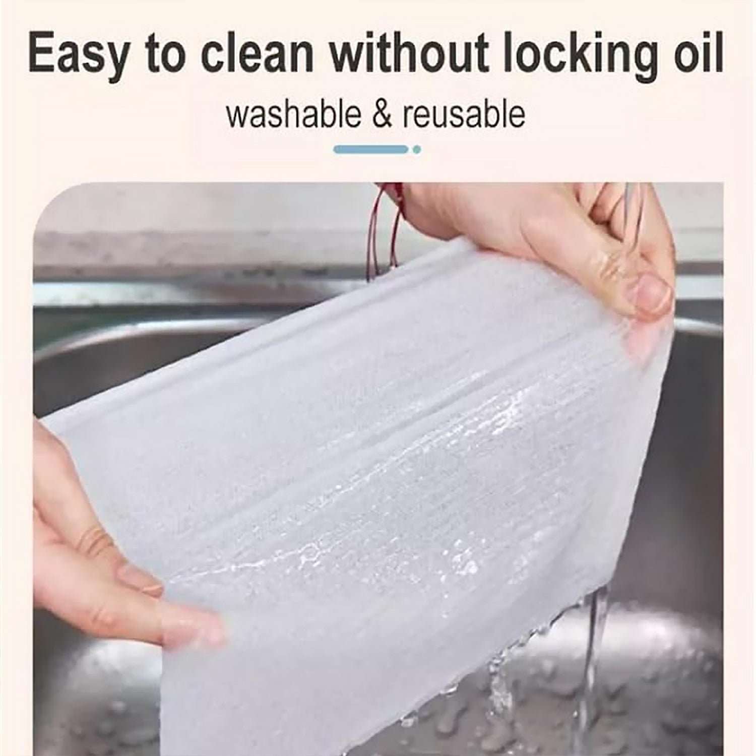 Kitchen Cleaning Wipes | Strong Decontamination Kitchen Wipes | Disposable Kitchen Wet Wipes Household Cloth Towel For Removing Grease Stains And Cleaning Glass (Pack of 80 Pcs) - Springkart 