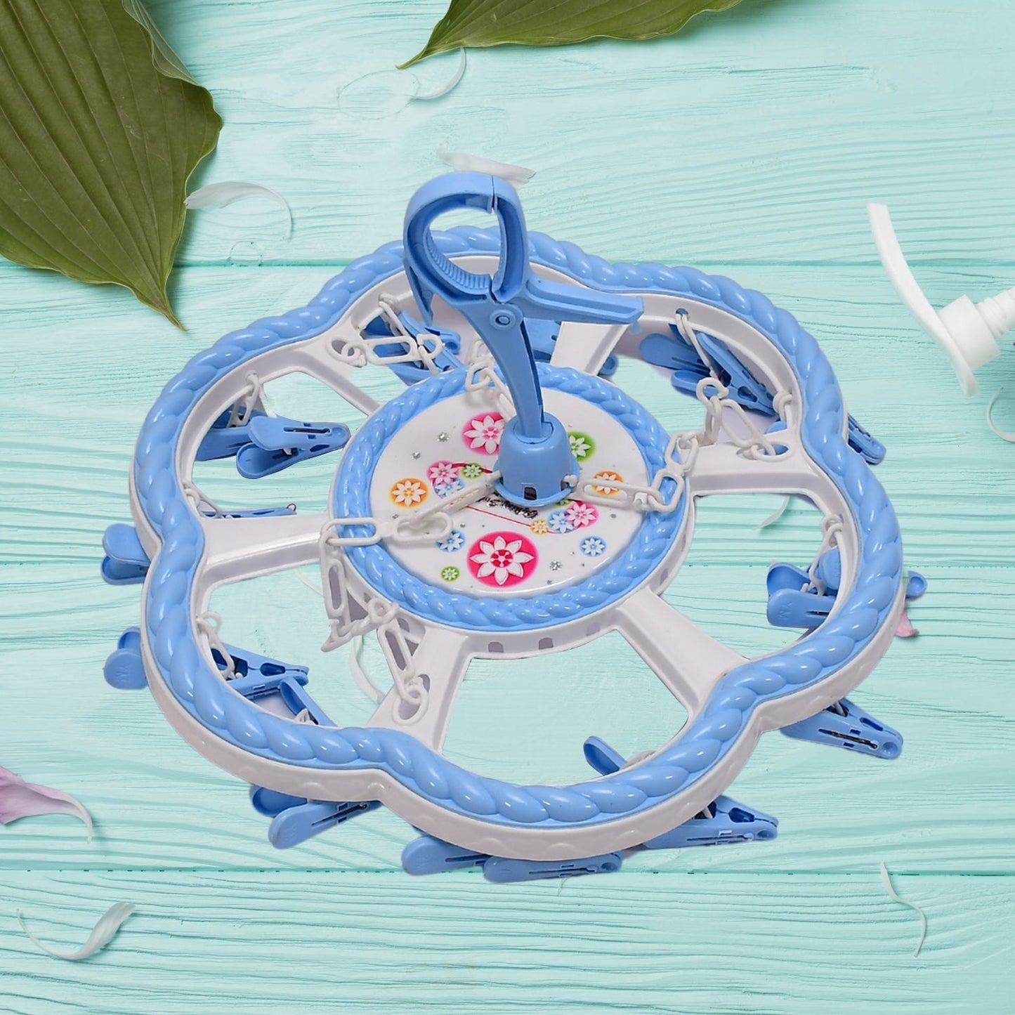 Flower Hanging Hanger 24 Clips Plastic Hanger - Springkart 