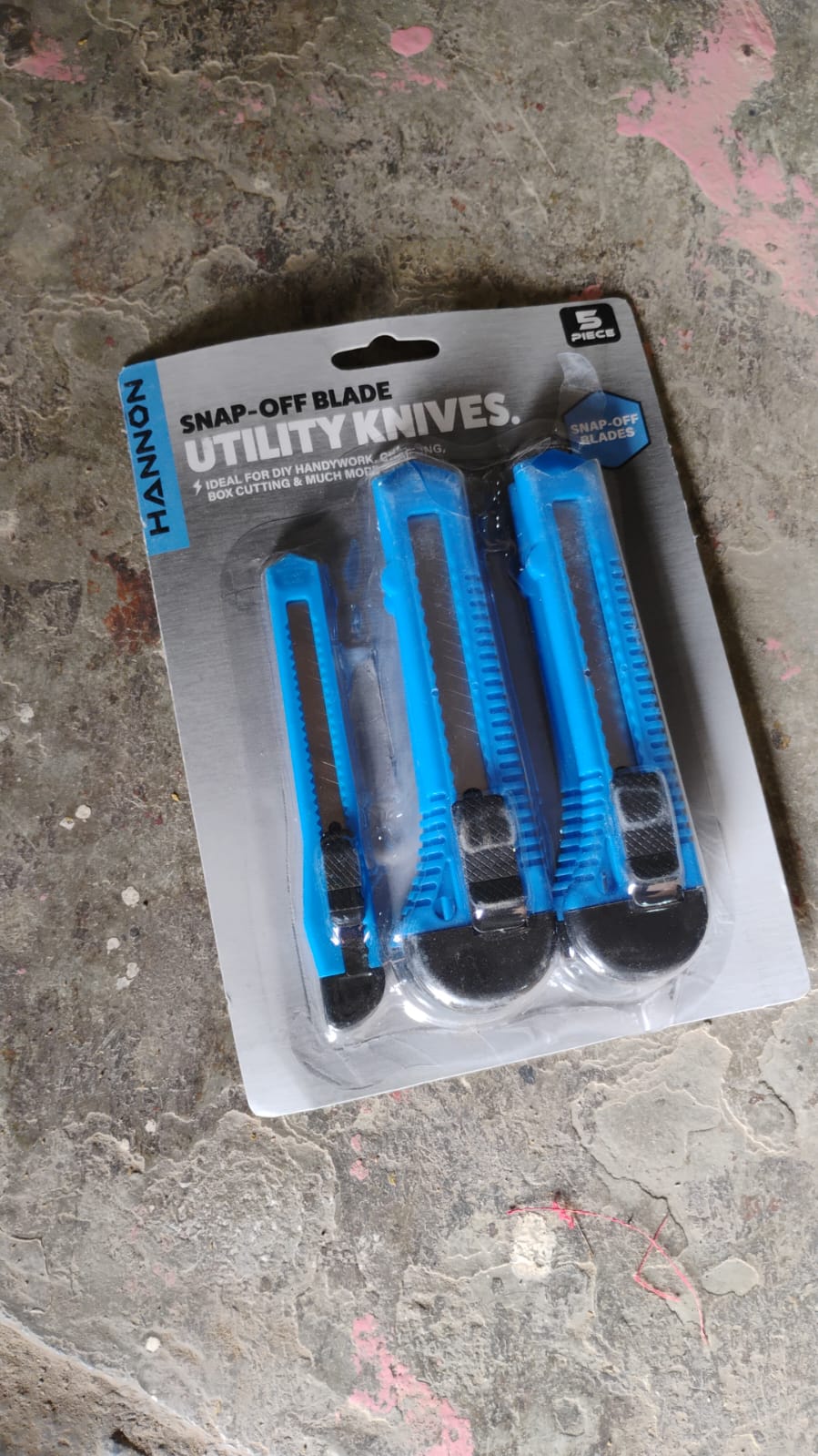 Multi-Use Iron Cutter Knife (5 Pcs Set / Mix Size) - Springkart 