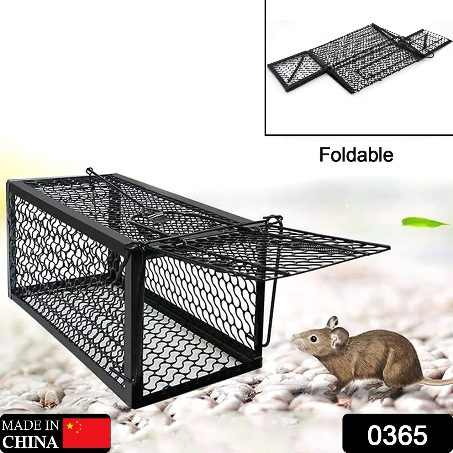Foldable Mouse Trap Squirrel Trap Small Live Animal Trap Mouse Voles Hamsters Live Cage Rat Mouse Cage Trap for Mice Easy to Catch and Release - Springkart 