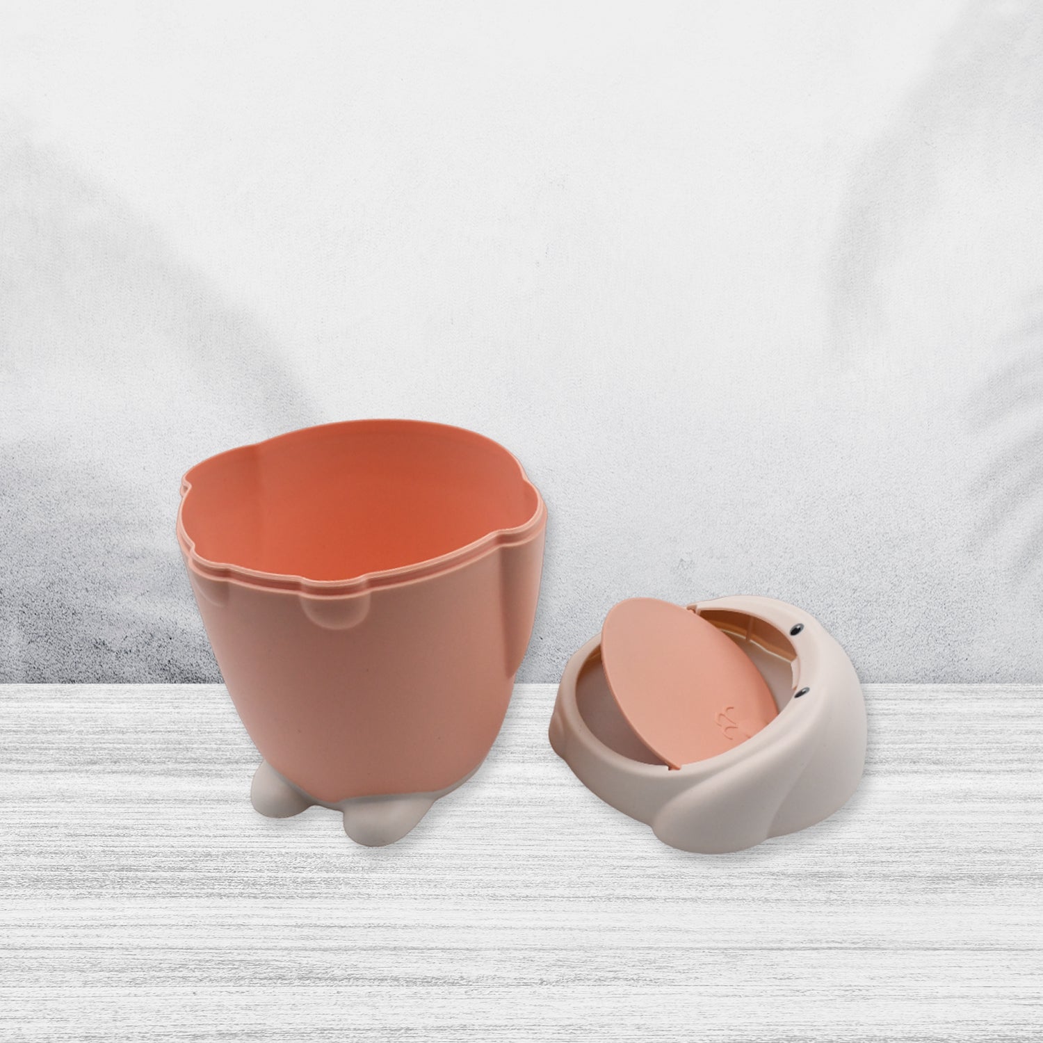Little White Rabbit Trash Can Small Garbage can with lid Trash can for Cars Mini Dumpster for Desk Tabletop Litter bin Bunny Trash can Rabbit Garbage can,Mini Dustbin Garbage can for Desk - Springkart 