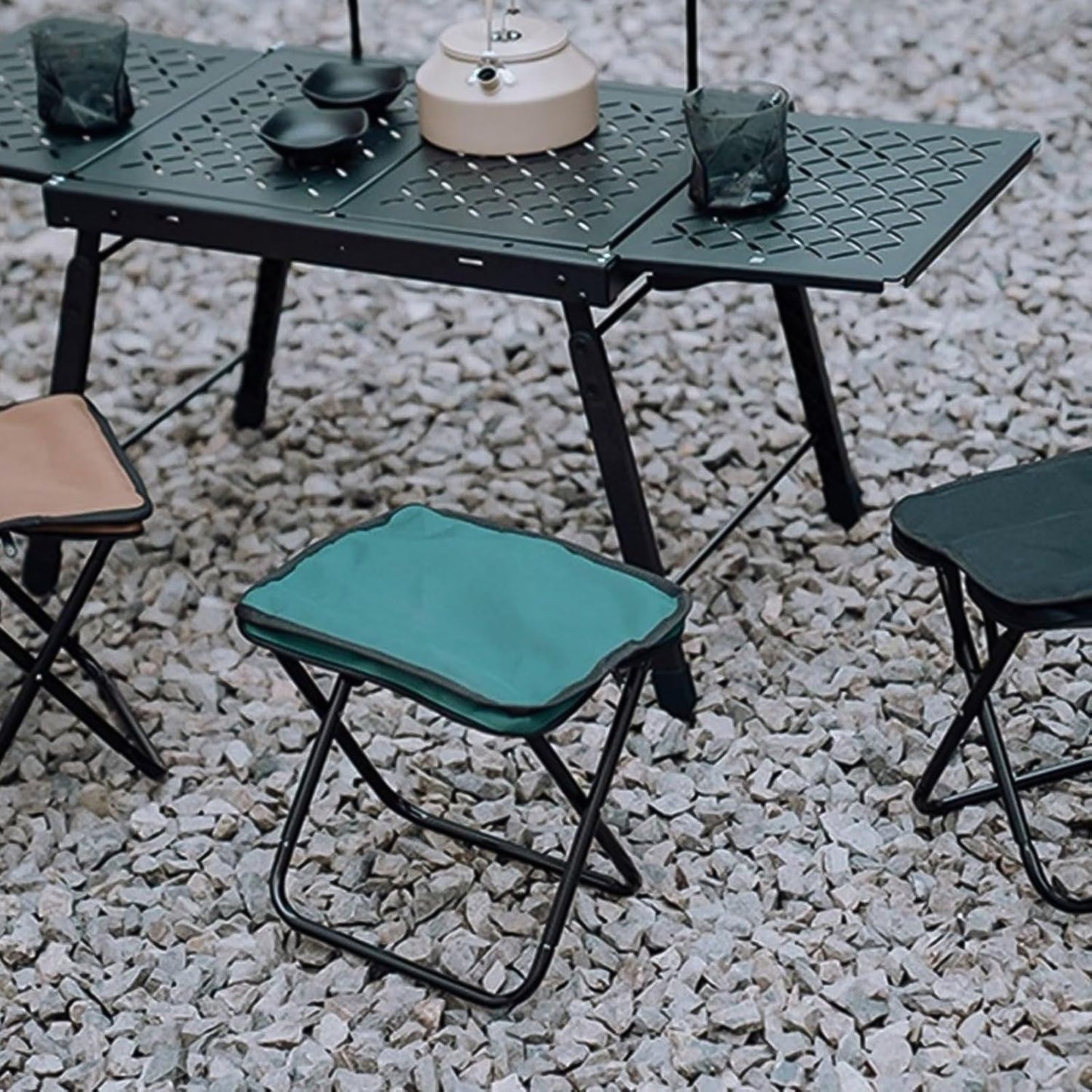 Folding Camping Stool Collapsible Camp Stool Portable Seat Travel Little Stools (1 Pc) - Springkart 