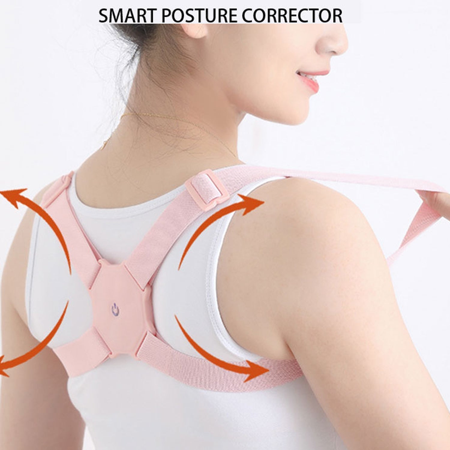 Smart Back Posture Corrector (Vibration Reminder): Improves Posture, Shoulder Support (Unisex) - Springkart 