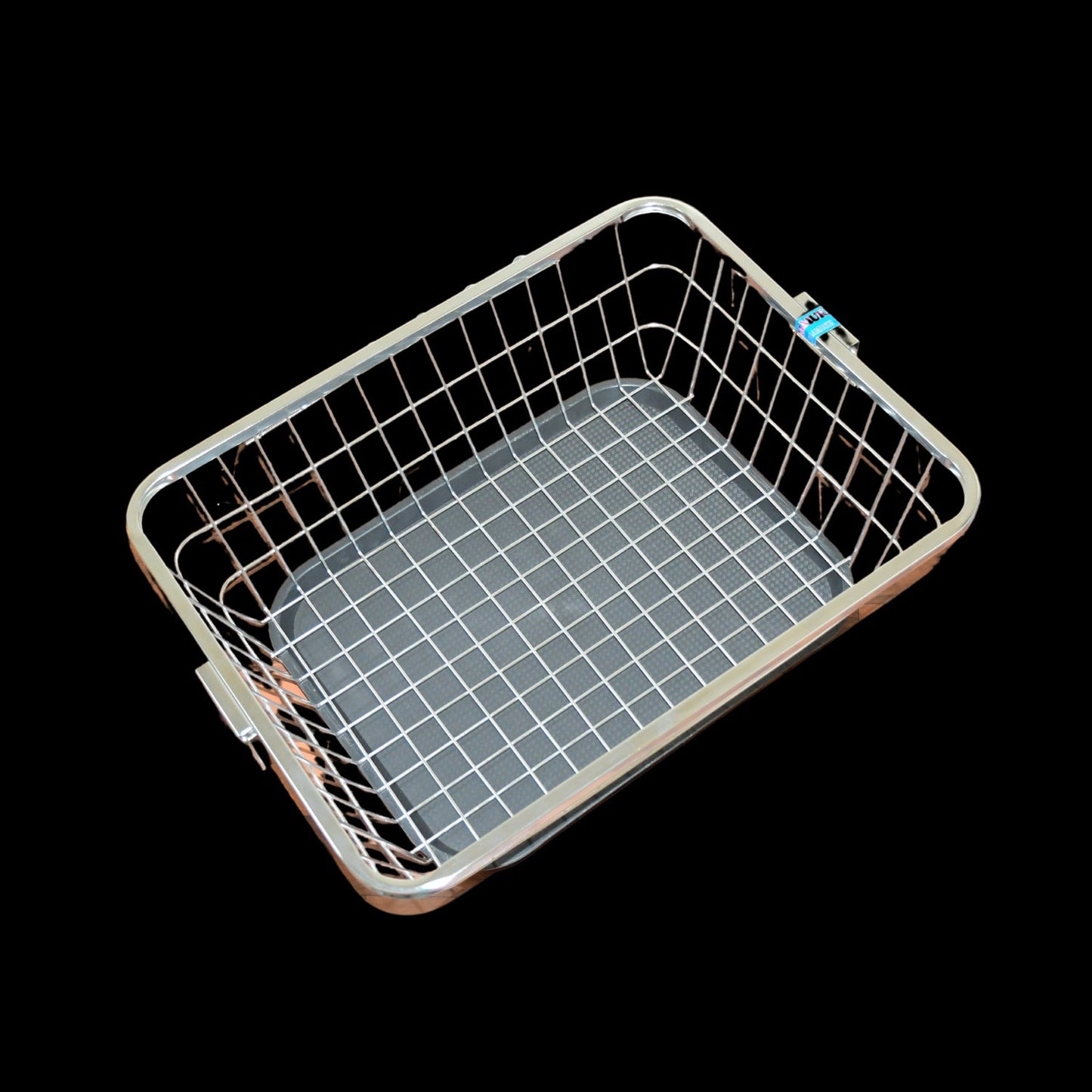 Dish Drainer Rack With Drip Tray Stainless Steel Dish Drainer Rack with Drip Tray, Utensil Drying Stand for Kitchen Plate Rack Bartan Basket for Kitchen Utensils/Dish Drying Rack with Drainer/Bartan Basket/Plate Stand ( 57 x 45 x 19 cm) - Springkart 