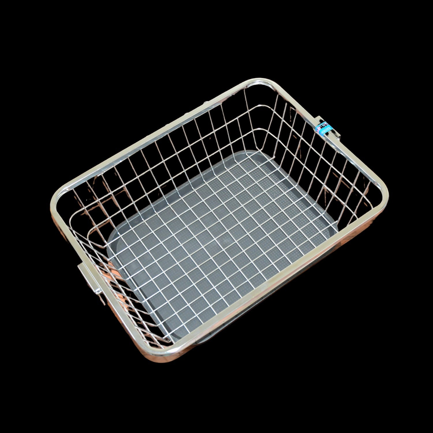 Dish Drainer Rack With Drip Tray Stainless Steel Dish Drainer Rack with Drip Tray, Utensil Drying Stand for Kitchen Plate Rack Bartan Basket for Kitchen Utensils/Dish Drying Rack with Drainer/Bartan Basket/Plate Stand ( 57 x 45 x 19 cm) - Springkart 