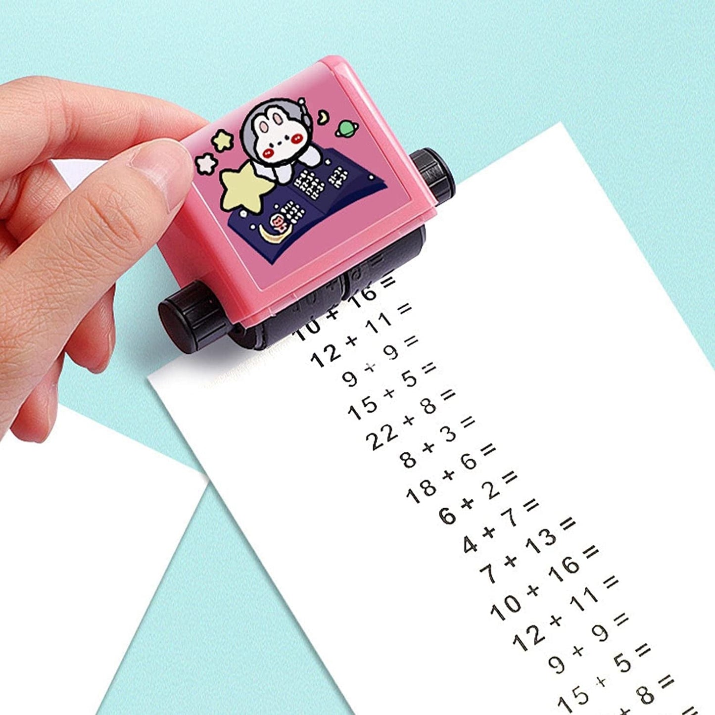 Roller Digital Teaching Stamp, Addition and Subtraction Roller Stamp - Springkart 