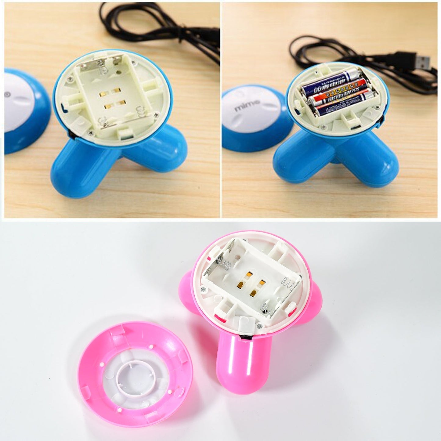 Electric Mini Vibration Full Body Massager (Multicolor) Mimo massager - Springkart 