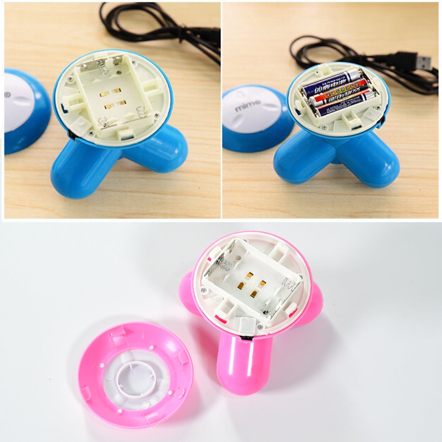 Electric Mini Vibration Full Body Massager (Multicolor) Mimo massager - Springkart 