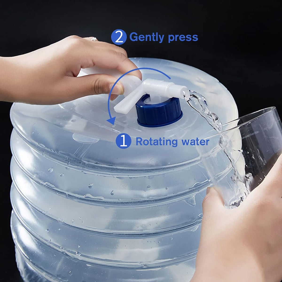 Container With Tap Portable Water Container with Tap | Collapsible & Easy Carry – Springkart