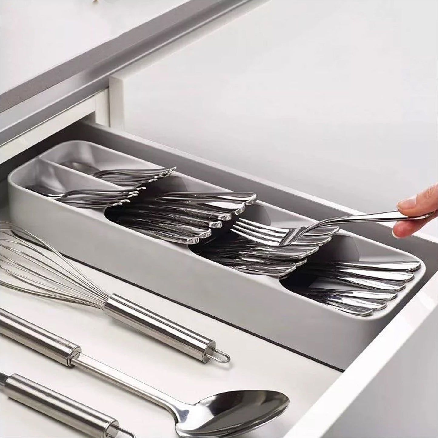 1 Pc Cutlery Tray Box Used For Storing Cutlery Items And Stuffs Easily And Safely. - Springkart 