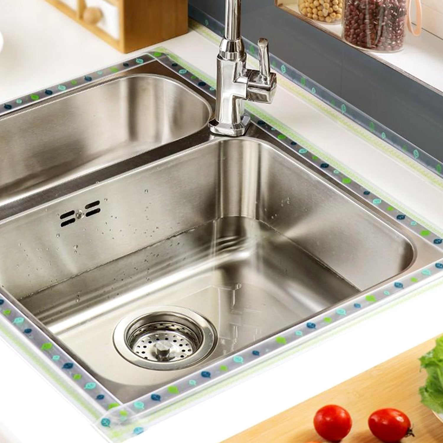 Kitchen Sink Platform Sticker Bathroom Corner Tape (3Meter Size) - Springkart 
