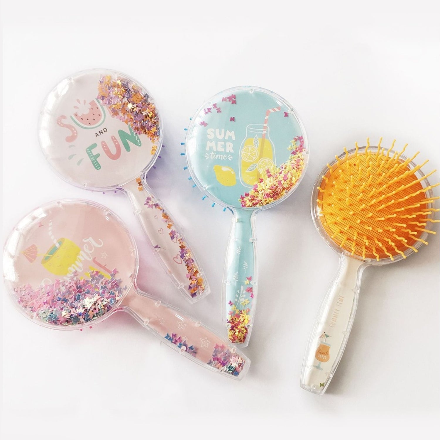 Hair Brush for Kids Detangling Anti-static Soft Massage for Braids Curly Straight Long or Short Wet Or Dry Hair (Multi-Design) - Springkart 