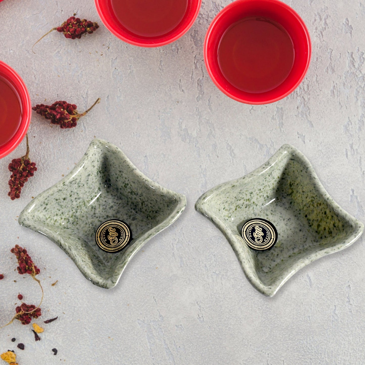 Ceramic Tea / cups / Mug Set Including Snacks / Serving Bowl Milk Cup, Coffee Cup, Tea Cup, Breakfast Cup, Drinking Mug or Outdoor for Household, Gift for Birthday, Wedding Party (4 Pcs set) - Springkart 