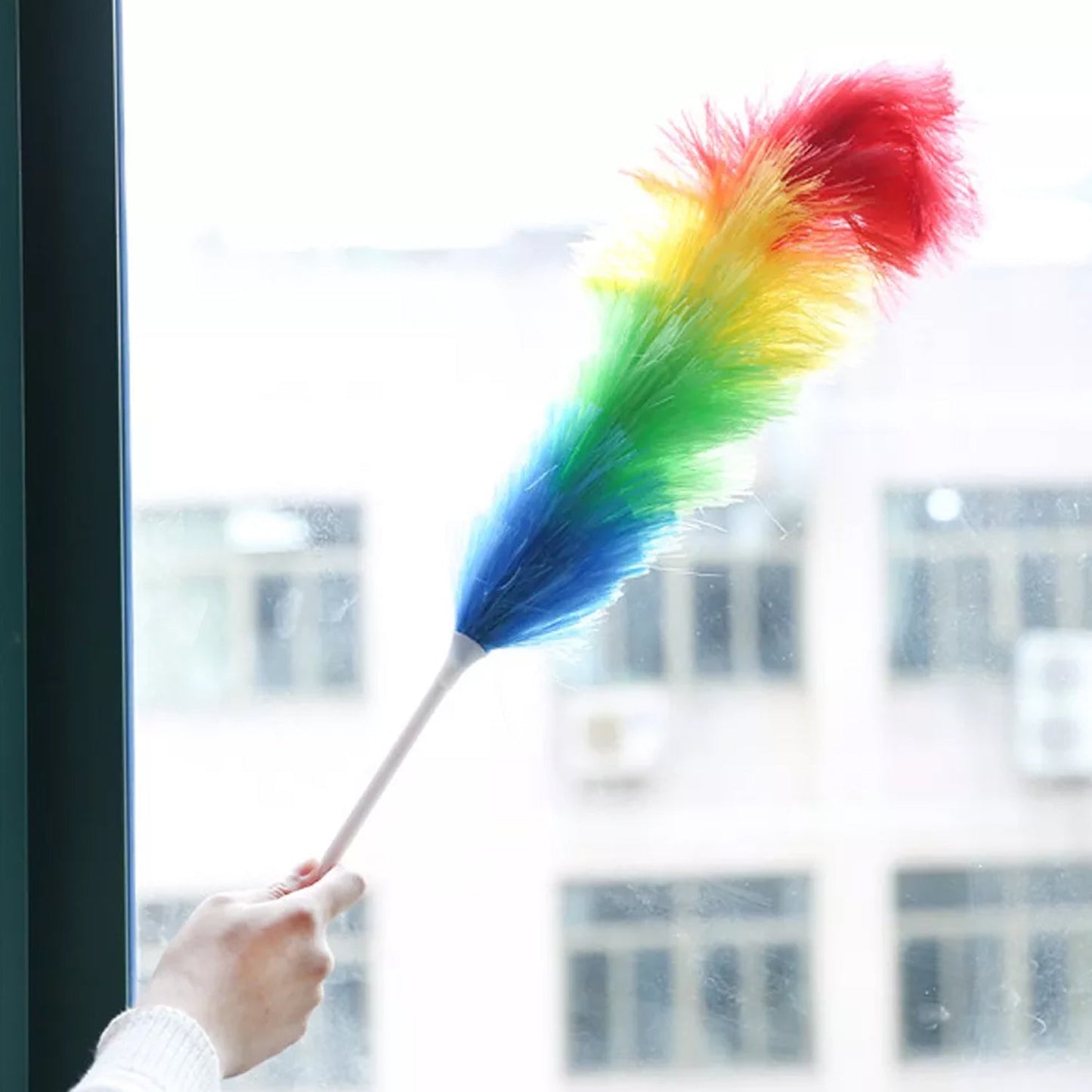 Colorful Feather Duster | Microfiber Duster for Cleaning | Dusting Stick | Dusting Brush - Springkart 