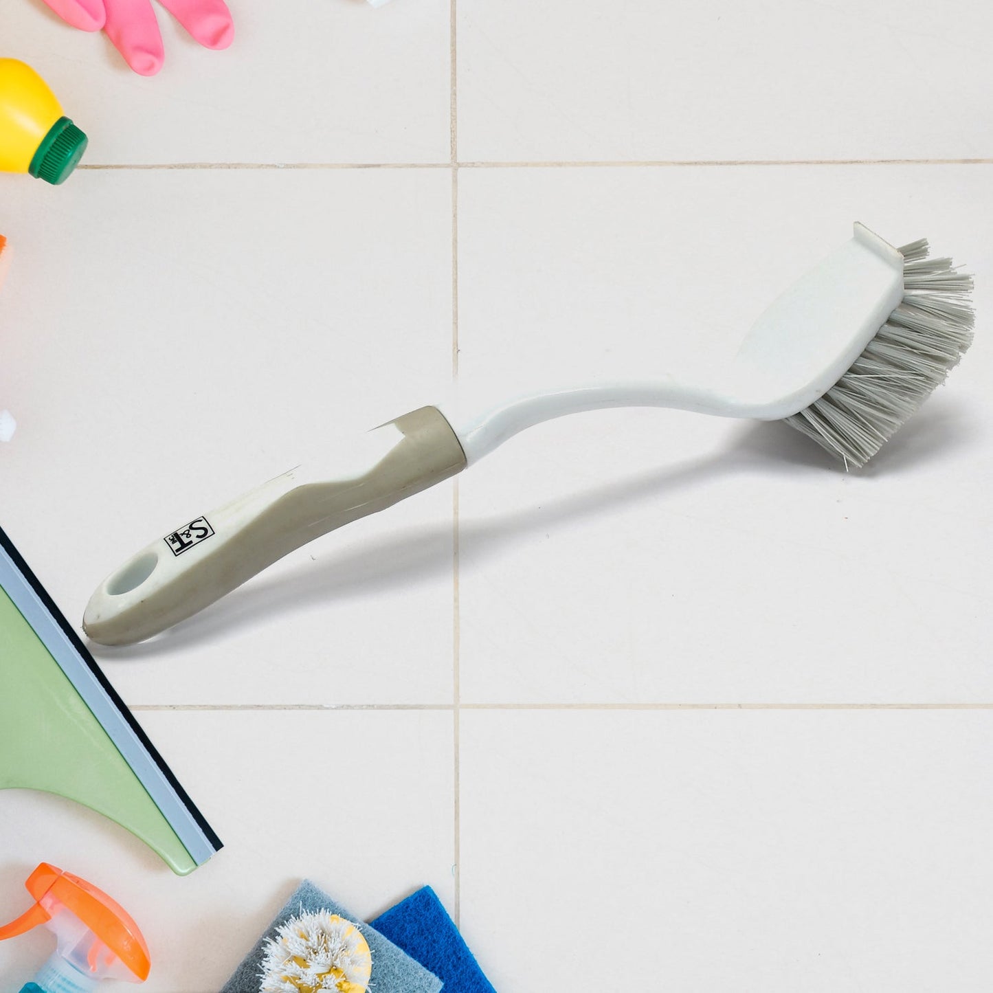 Flexible Bristles Use for Multipurpose Cleaning Sink, Washbasin, Toilets. Bathroom, Kitchen - Springkart 