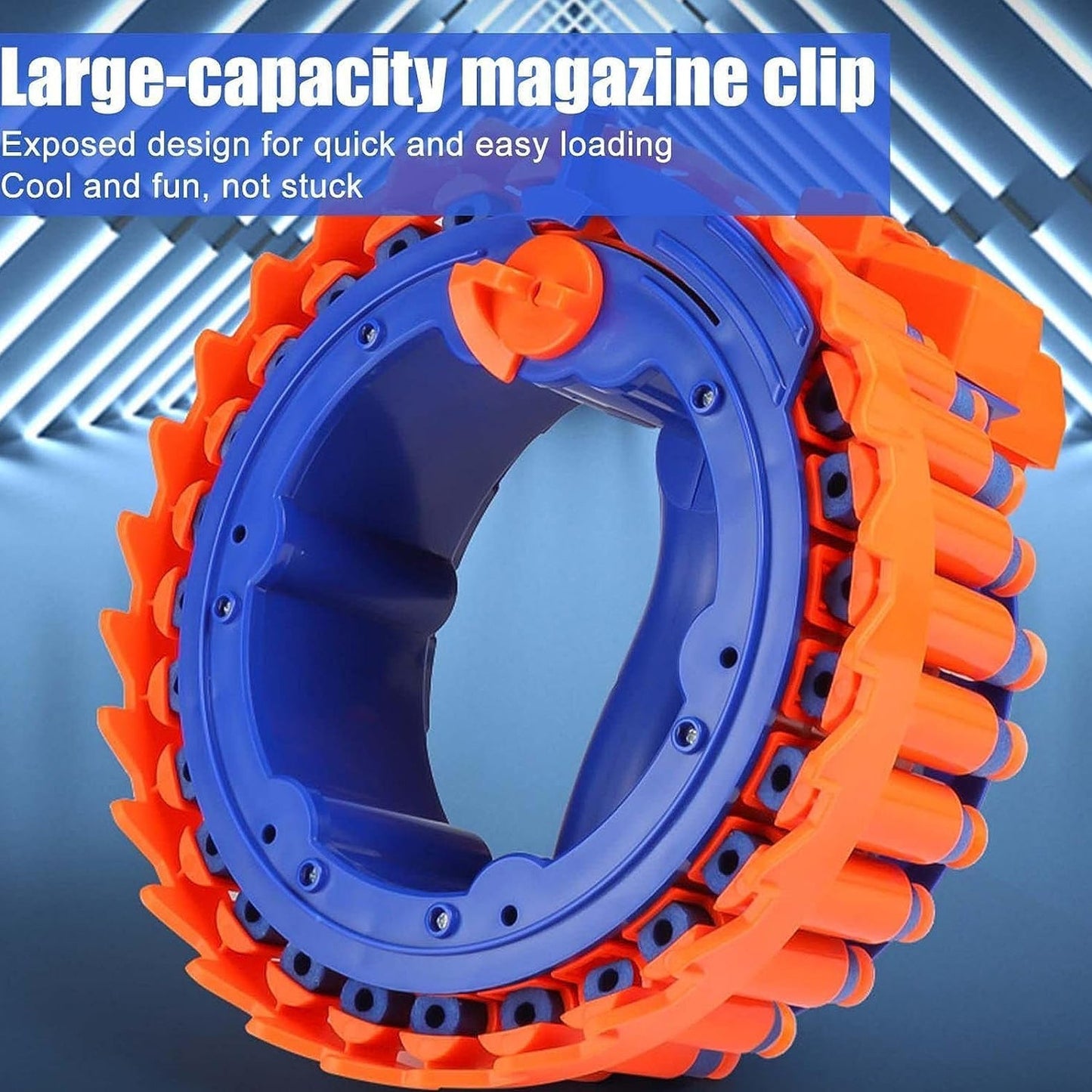 Amazing Toy Gun, Electric Gun for Children, 28 Soft Bullets for Youth Safety, Children's Electric Hand Ring Wheel Soft Bullet Gun, Gift Toys - Springkart 