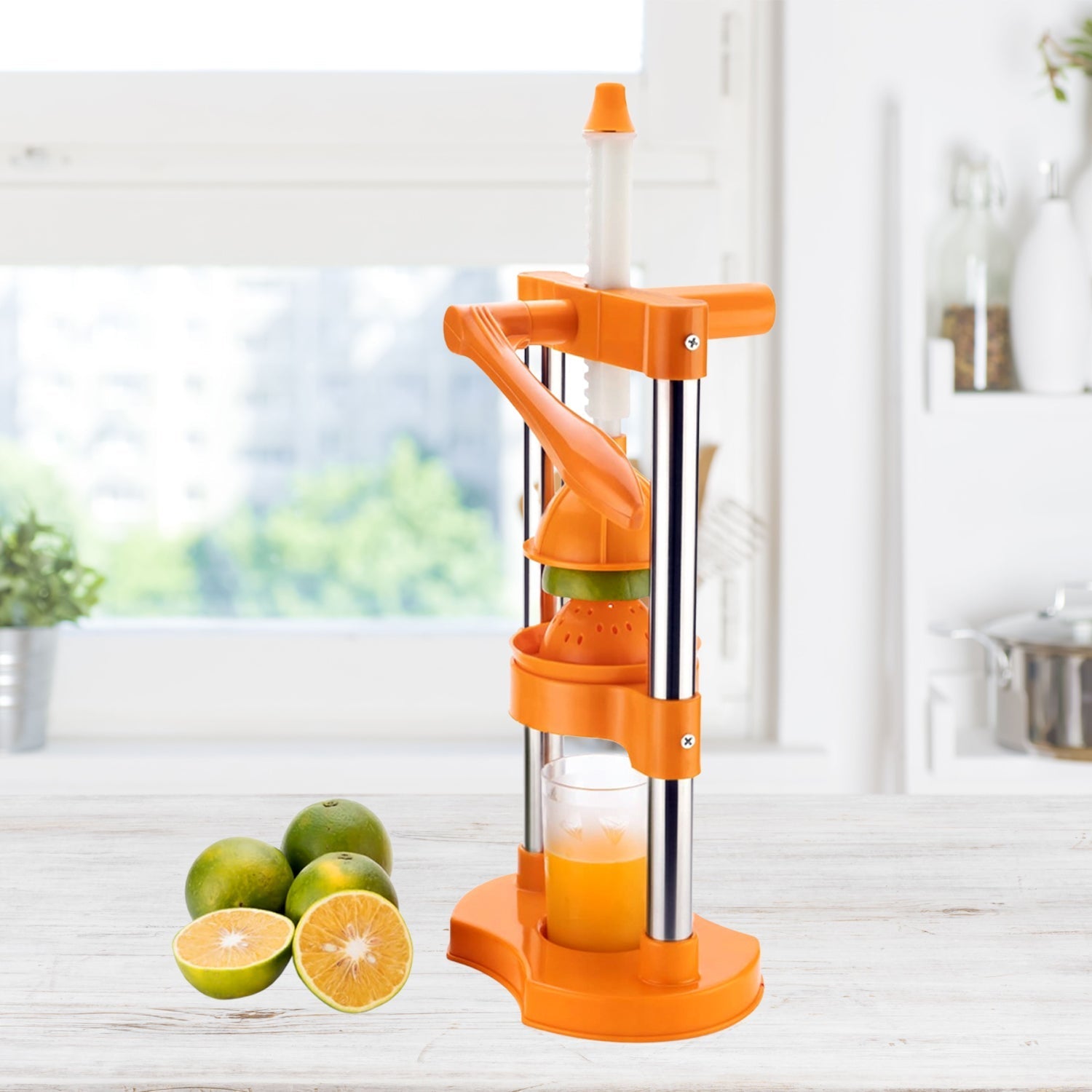 Manual Hand Pressure Juicer for Fruits & Veg - Springkart 