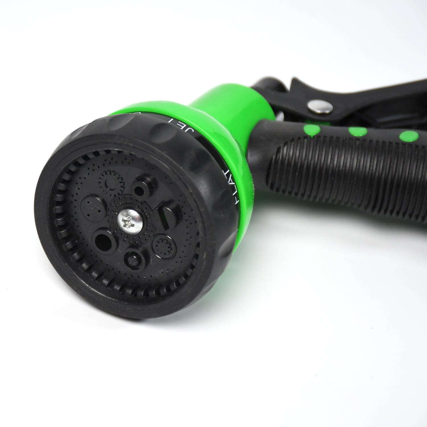 Hose Nozzle Garden Hose Nozzle Hose Spray Nozzle with 8 Adjustable Patterns Front Trigger Hose Sprayer Heavy Duty Metal Water Hose Nozzle for Cleaning, Watering, Washing, Bathing - Springkart 
