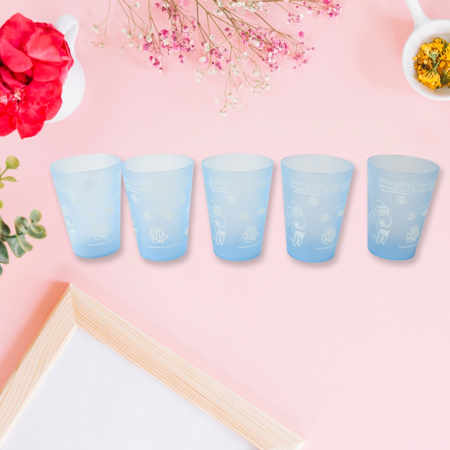 PLASTIC LIGHTWEIGHT GLASS REUSABLE DRINKING GLASS DISHWASHER SAFE BEVERAGE GLASSES FOR KITCHEN WATER GLASSES (10 Pc Set) - Springkart 
