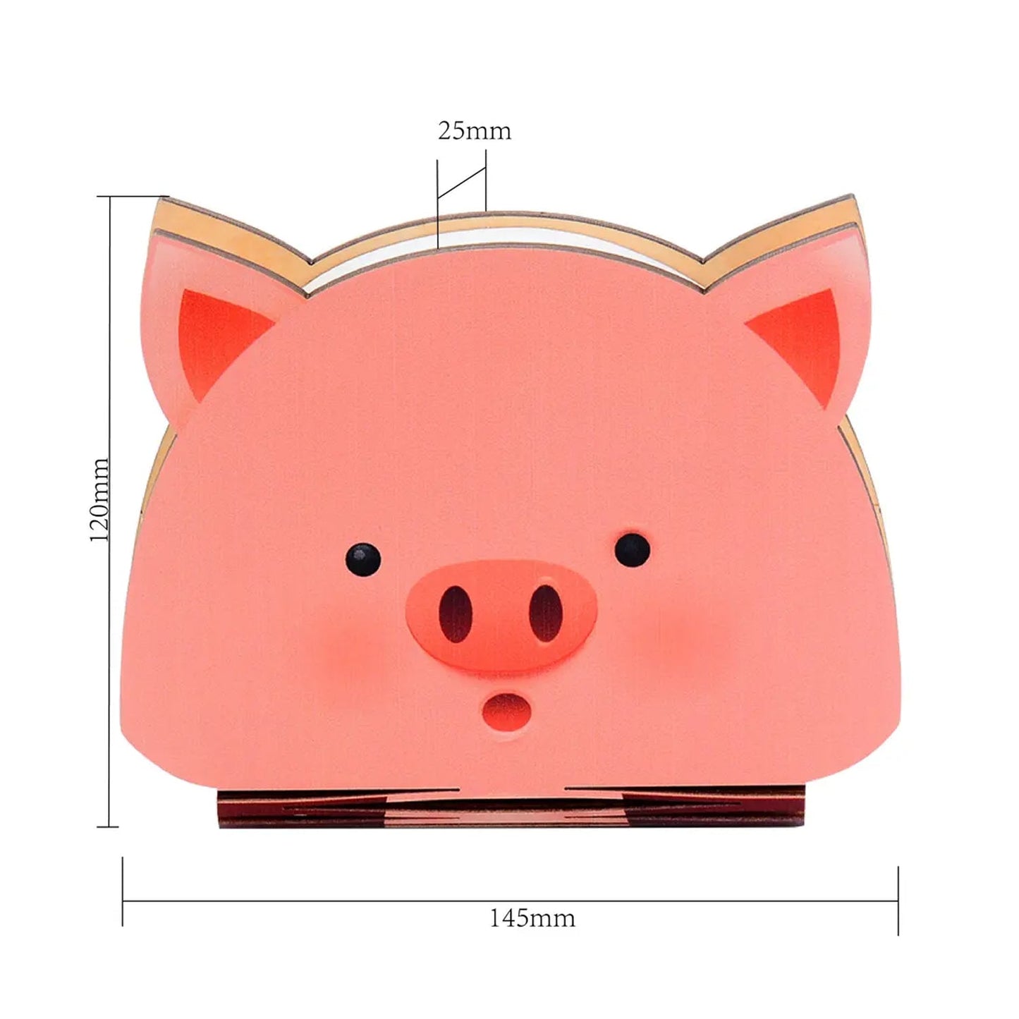 Piglet Shape Book Lamp Animal Led Book Lamp Christmas Gift Light RGB Colors Custom Gift Book Lamp - Springkart 