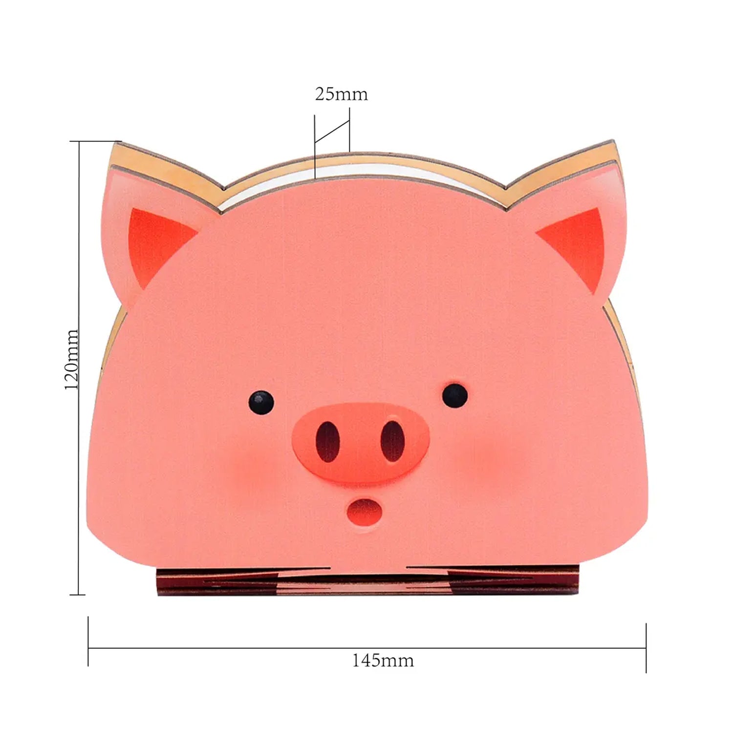 Piglet Shape Book Lamp Animal Led Book Lamp Christmas Gift Light RGB Colors Custom Gift Book Lamp - Springkart 
