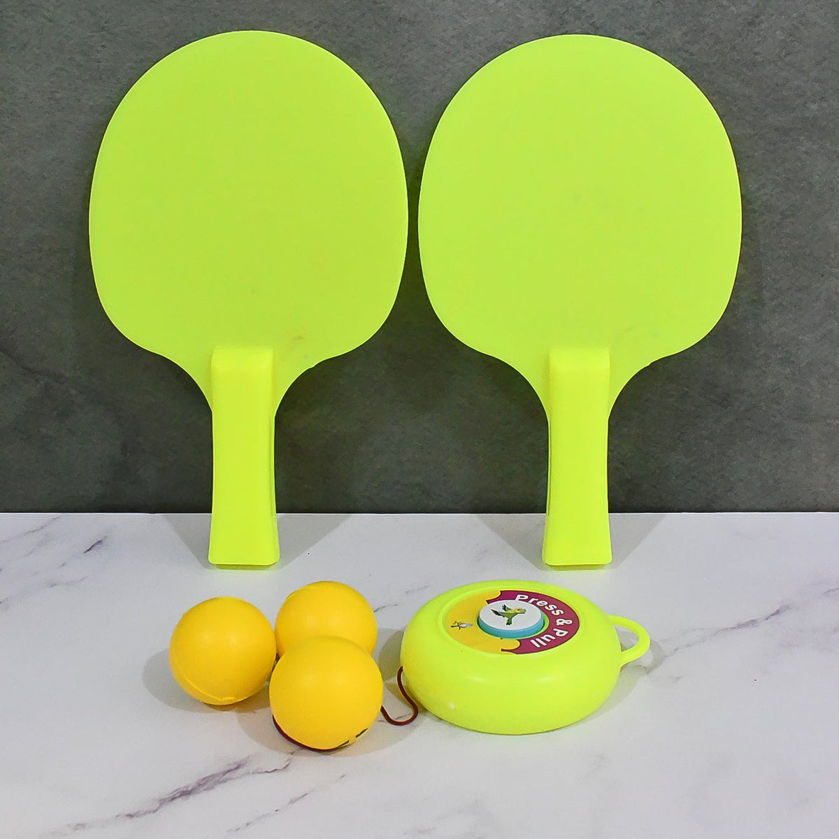 Hanging Table Tennis Trainer Set with Three Ball (1 Set) - Springkart 