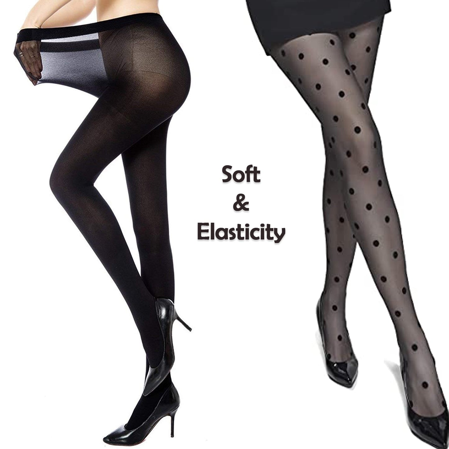 Body Stocking Cloth White Dot Design Stocking Cloth With ELASTIC CLOTH, THE BEST SOFT MATERIAL CLOTH - Springkart 