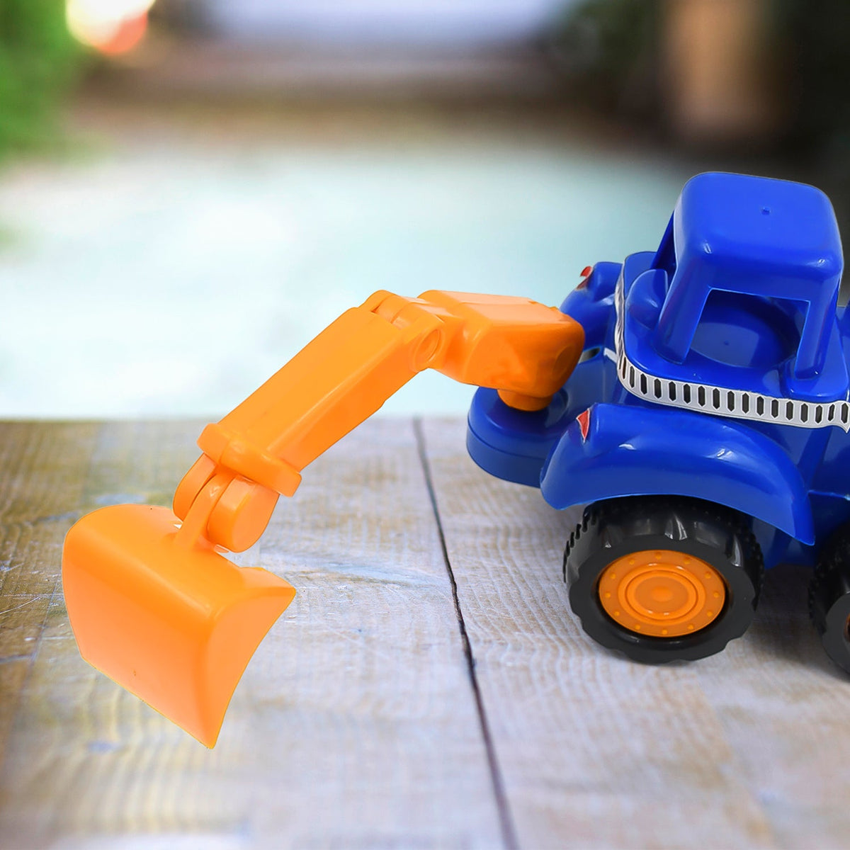 Friction Powered Construction JCB for Kids (1 Pc) - Springkart 