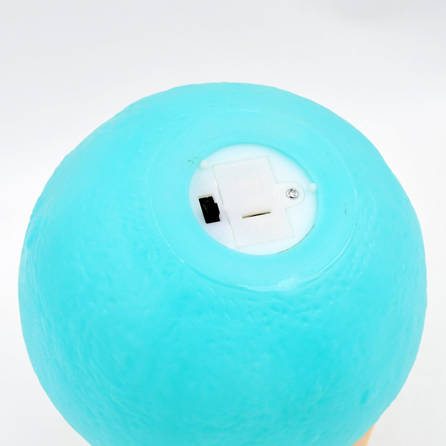 Moon Night Lamp Blue Color with Plastic Stand (15 x12 Cm / 1 Pc) - Springkart 