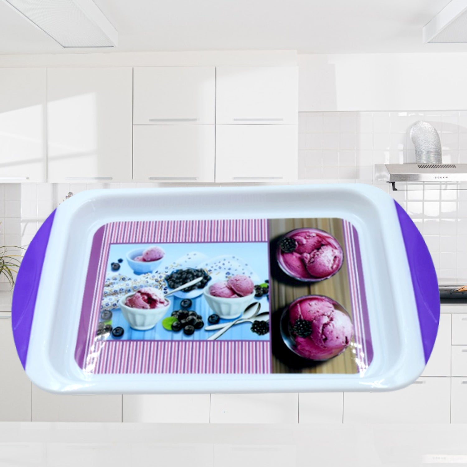 Medium Plastic Tray for Kitchen and General Purpose - Springkart 