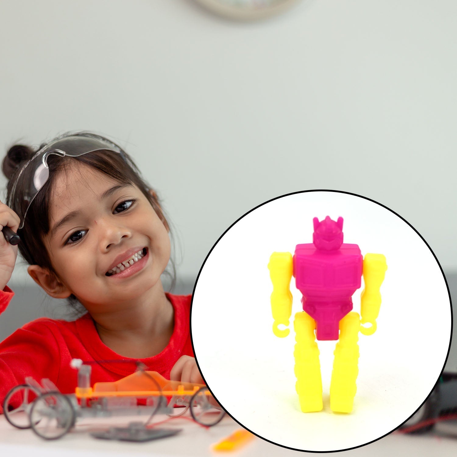 Small Robot Toy - Springkart 