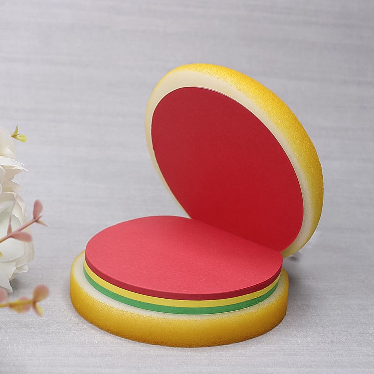 Burger Shaped Notepad / Sticky Notes / Memo Pads, Unique Mini Notes (Multicolor) - Springkart 