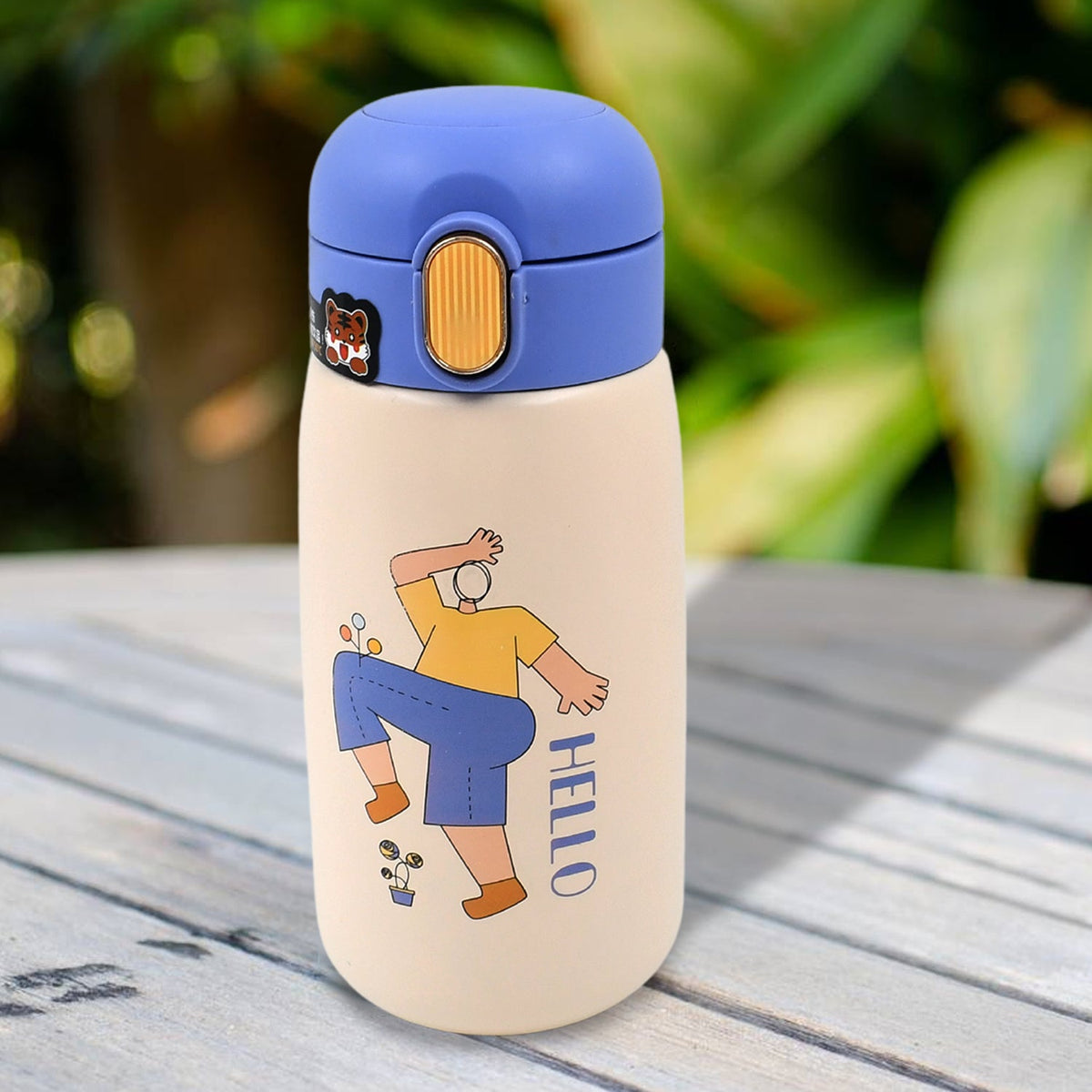 Double walled Stainless Steel Water Bottle (420 ML Approx) - Springkart 