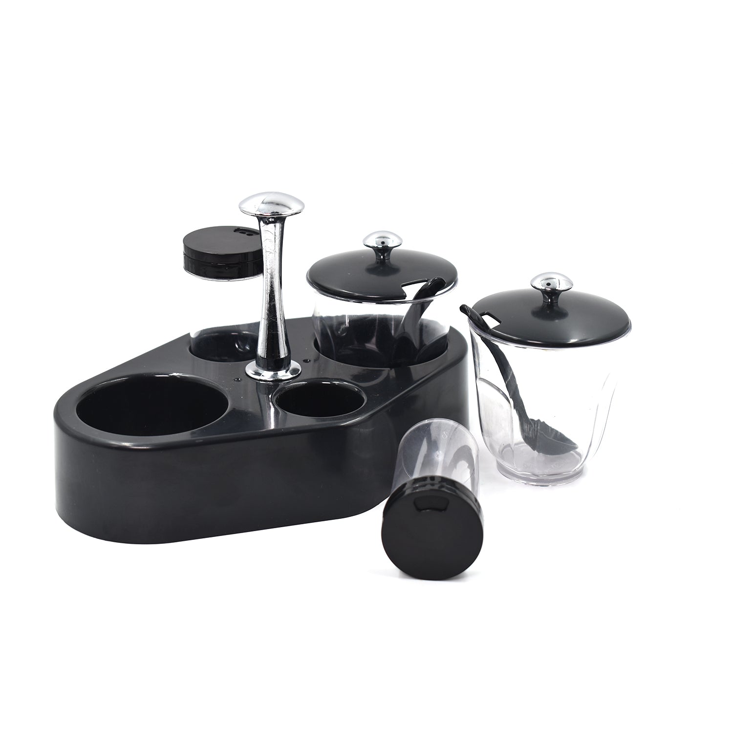 Ganesh rendy Condiment set For Kitchen Transparent jar For Easy To Access Spice 1 Piece Spice Set (Plastic) - Springkart 