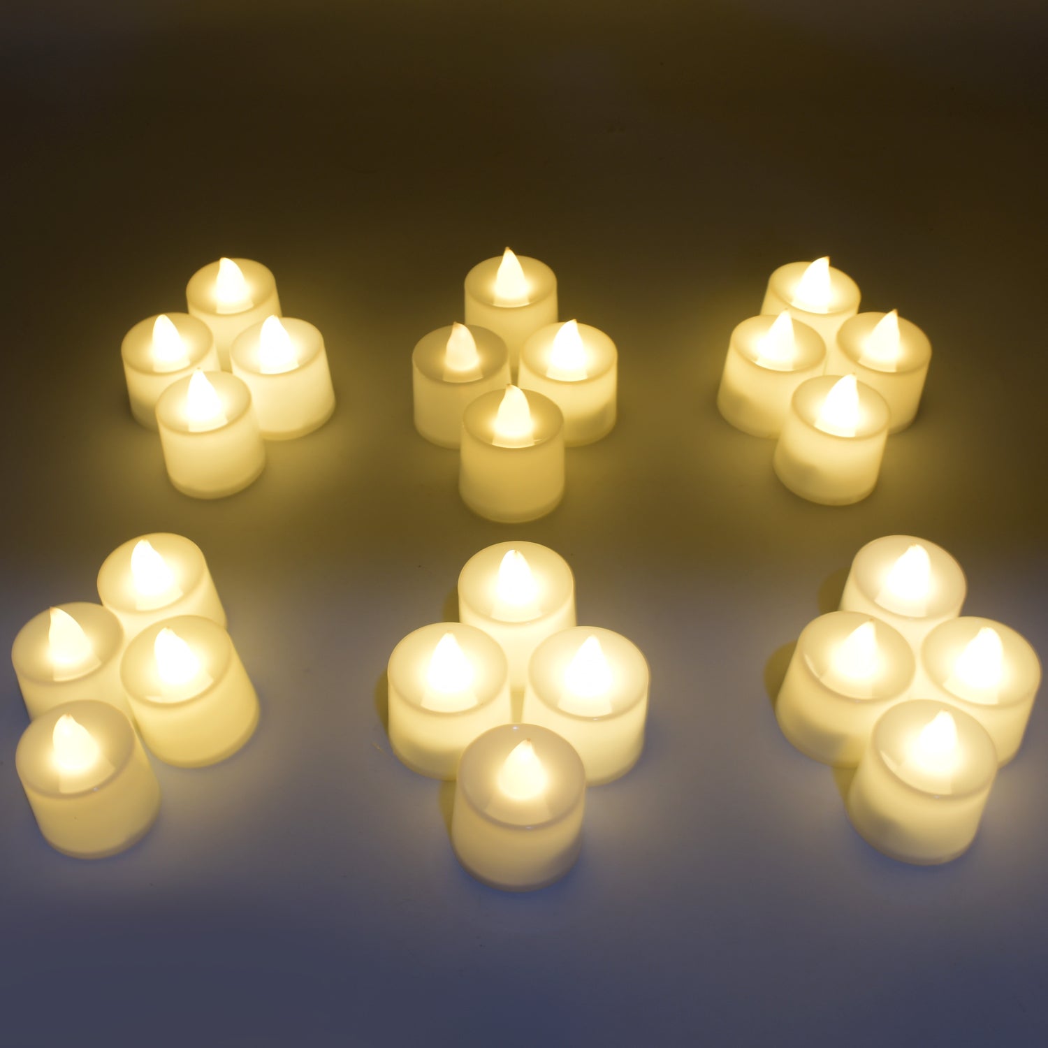 Festival Decorative - LED Tealight Candles | Battery Operated Candle Ideal for Party, Wedding, Birthday, Gifts (24pc) ( Diya , Divo , Diva , Deepak , Jyoti , - Springkart 