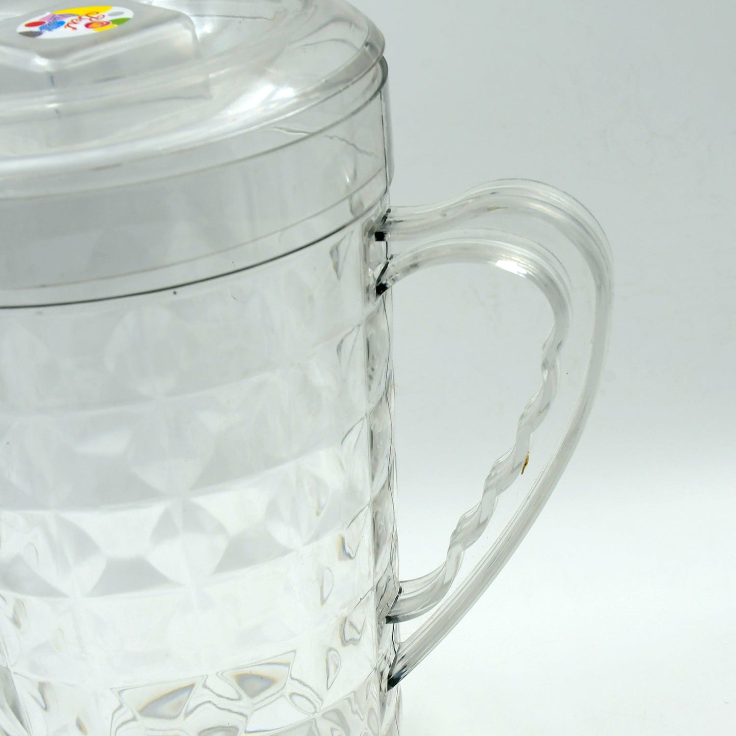 Mocktail Pet Jug Plastic Jug With lid, Drinking Beverage Jag, Transparent Tableware Reusable BPA Free, Plastic Water jug for Home use, Perfect for Home, Restaurants - Springkart 
