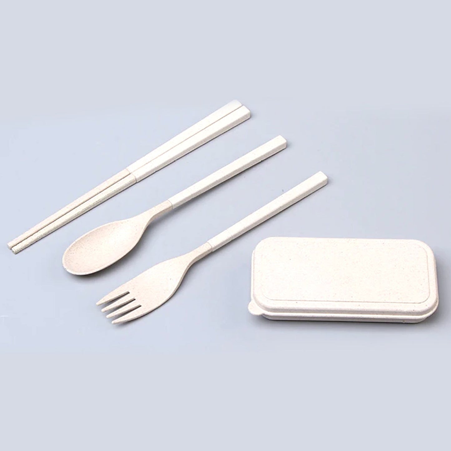 Spoon Fork Chopsticks Set Dinnerware 3PCS / Set Lunch Tableware Detachable Cutlery Portable Travel Kitchen Accessories - Springkart 